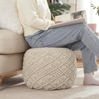 Ornavo Home Pouf Ottoman Foot Rest - Image 2
