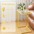 C Table Side End Table, Small C Shaped Table - Image 4