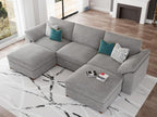 EASE MOOSE Sectional Modular Sofa, Comfty U Shape Sectional FSC Certified - Image 4