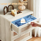 LEYAOYAO Rattan Night Stand - Image 5