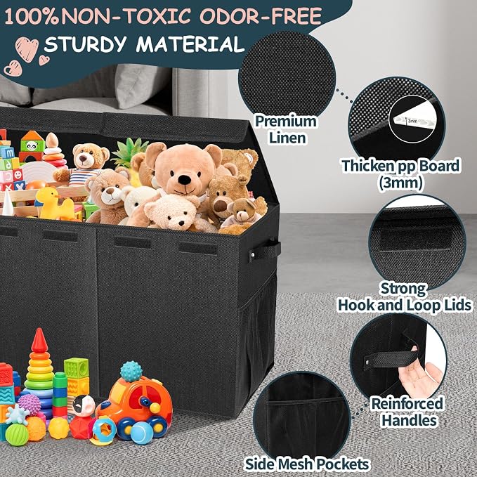 Extra Large Toy Box with Lids - Image 4