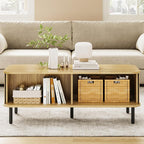 ONBRILL 47.2 Inch Mid Century Modern Coffee Table - Image 7