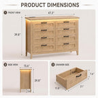 GarveeLife 8 Drawer Chest Dresser - Image 2