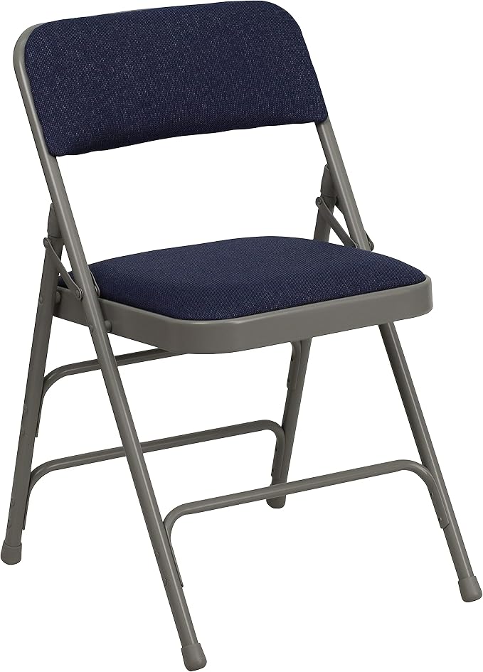 Flash Furniture 2 Pack HERCULES Series Curved Triple Braced & Double Hinged - Image 7