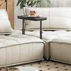 TUTOTAK End Table with Charging Station, Side Table, Tall Couch Table, Sofa - Image 4