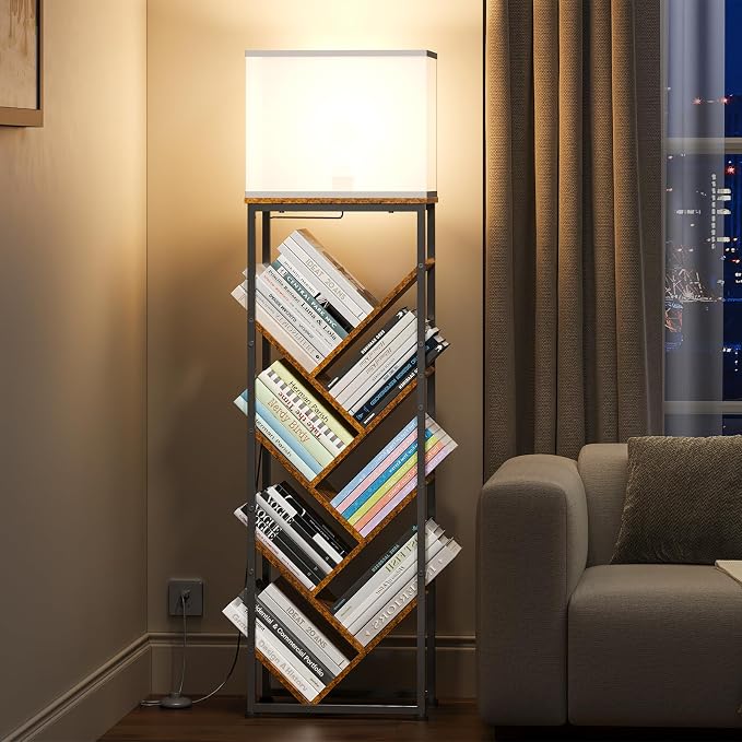 Cutogxon Tree Bookshelf with Light - Image 3