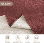 Soft Quilted Couch Cover with Pockets - Image 6