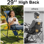 Romswi 2 Pack Rocking Camping Chair - Image 4