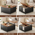 ALLSTAND 31.5" Lift Top Coffee Table - Image 6