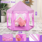 Monobeach Princess Tent Girls Large Playhouse Kids Castle Play Tent - Image 5