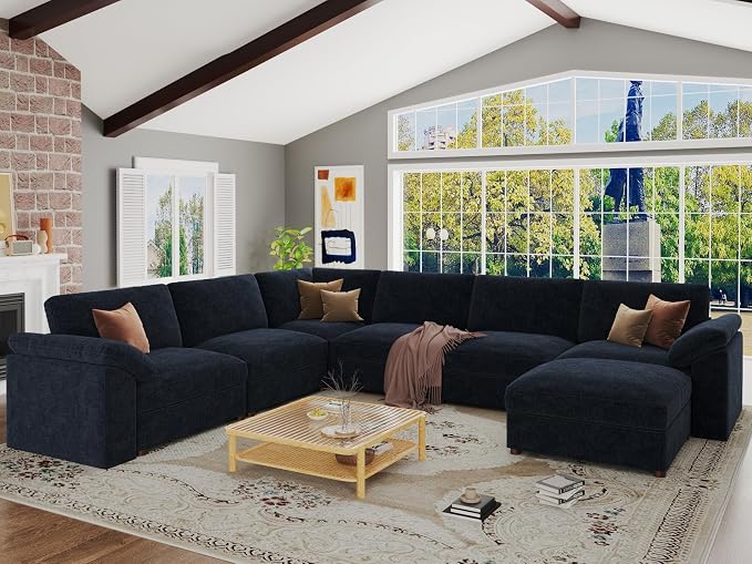 EASE MOOSE Oversized Sectional Modular Sofa, Modern Comfort L Shape Sectional - Image 4