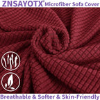 ZNSAYOTX Stretch Oversized Couch Cover Universal Sofa Covers - Image 8
