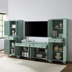 Crosley Furniture Tara 3-Piece Modern Farmhouse Sideboard Buffet Cabinet and - Image 12