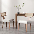 VESCASA Faux PU Leather Upholstered Dining Chairs by VESCASA