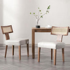 VESCASA Faux PU Leather Upholstered Dining Chairs by VESCASA