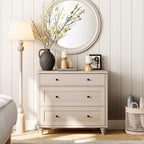 WAMPAT Farmhouse Nightstand - Image 3