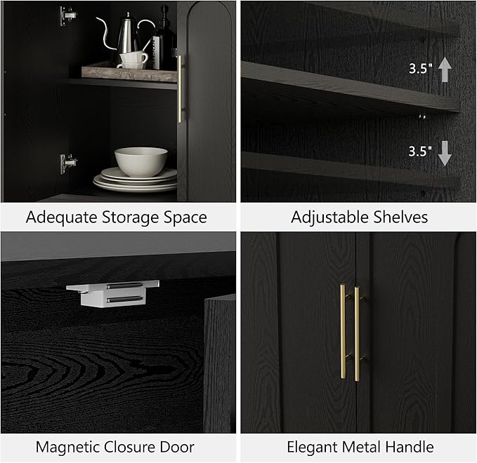 FORTUNETEC Sideboard Buffet Cabinet - Image 4
