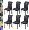 BIETYONE Stretch Dining Chair Covers Set of 6, Soft Removable Washable Kitchen by BIETYONE