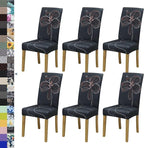 BIETYONE Stretch Dining Chair Covers Set of 6, Soft Removable Washable Kitchen by BIETYONE