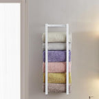 Towel Rack for Rolled Towels, Towel Rack for Bathroom, Wall Mounted Metal - Image 4