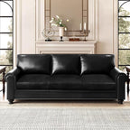ANARACHON Leather Look Couch Cushion Covers Sofa Seat Slipcovers Sets Couches - Image 2