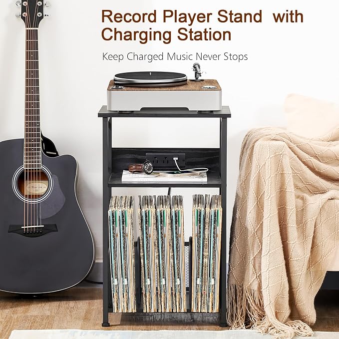 AMHANCIBLE Record Player Stand - Image 2