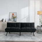 GDFStudio Hayezc Loveseat Sofa, Convertible Sofa Bed, 2-in-1 Folding Modern by GDFStudio