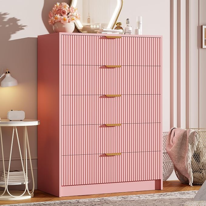 Garvee 5 Drawer Dresser for Bedroom - Image 3