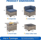 8-Piece Patio Furniture Set - Image 8