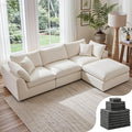 Amsleekey 108" Cloud Sectional Couches, by Amsleekey
