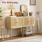 Sideboard Buffet Kitchen Storage Cabinet, Small Coffee Bar Cabinet - Image 5