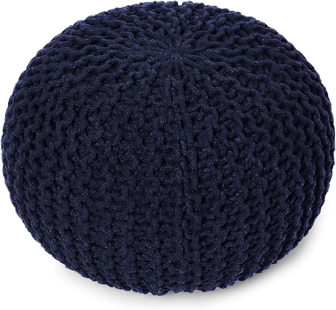 REDEARTH · Round Pouf Foot Stool Bean Bag Ottoman by REDEARTH
