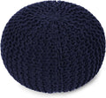 REDEARTH · Round Pouf Foot Stool Bean Bag Ottoman by REDEARTH