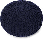 REDEARTH · Round Pouf Foot Stool Bean Bag Ottoman by REDEARTH