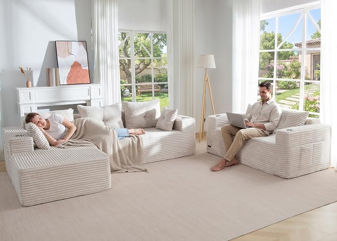 MAXYOYO Modular Sectional Couch by MAXYOYO