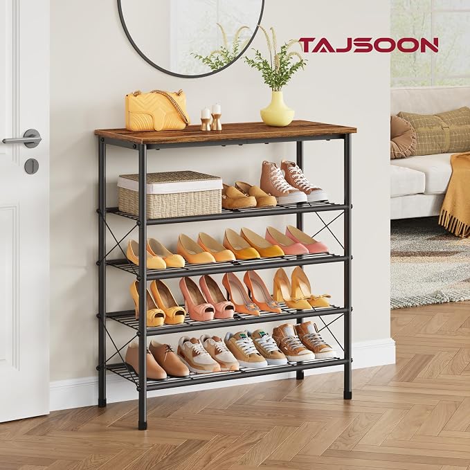 Tajsoon 5 Tier Shoe Rack Organizer - Image 4
