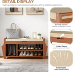 oakvivo 47.2in Shoe Bench Entryway - Image 4