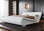 Allewie Queen Size Upholstered Platform Bed Frame by Allewie