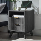 T4TREAM Fluted Nightstand Set of 2 - Image 2
