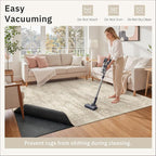 Soalmost Non Slip Rug Pads 5x7, 1/4" Thick Felt Cushioned Rug Gripper Pad | - Image 4