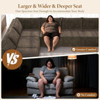 Vesgantti 143.7" Boneless Couch - Image 4