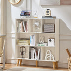 LEYAOYAO 8 Cube Bookshelf, 3 Tier Bookcase by LEYAOYAO-Findtheshiningpointofyourideallife%EF%BC%81