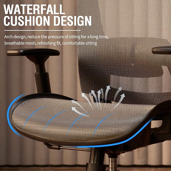 ELABEST T96 Mesh Office Chair, Ergonomic Computer Desk Chair, Sturdy Task - Image 9