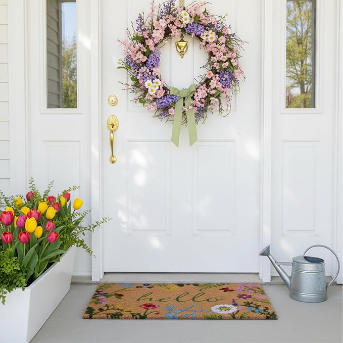 Calloway Mills 105993048 Floral Hello Doormat - Image 2