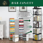 5Tier Rotating Bookshelf, Spinning Bookshelf Tower, 360 ° Display Space Saving - Image 3