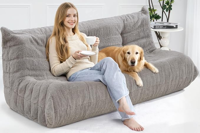 Bean Bag 3-Seater Chair Big Sofa Beanbag Chair - Image 3