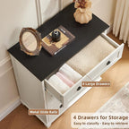 Joaxswe Farmhouse 4 Drawer Dresser - Image 3