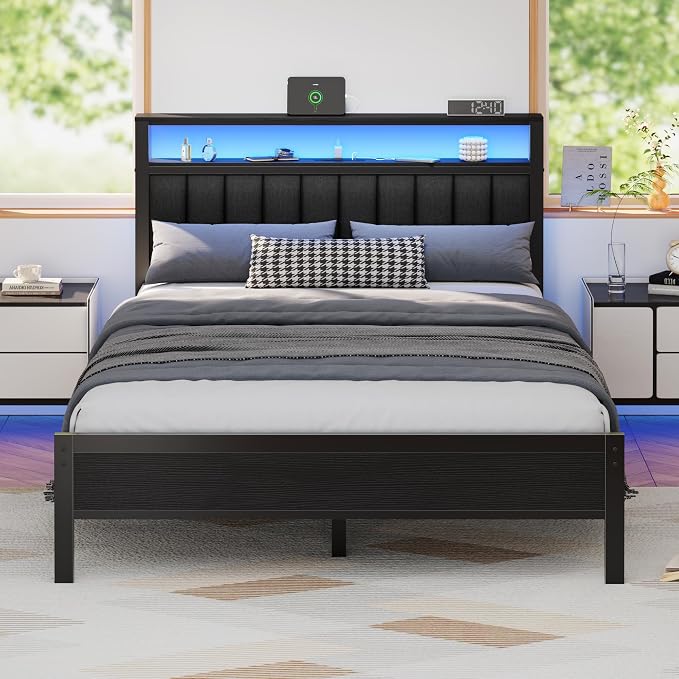 Furnulem Queen Size Bed Frame by Furnulem