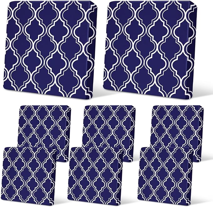 8Pcs Patio Cushion Covers Stretch Outdoor Furniture Protector Slipcovers | by pickyNproud