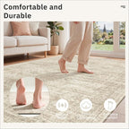 Soalmost Non Slip Rug Pads 5x7, 1/4" Thick Felt Cushioned Rug Gripper Pad | - Image 7